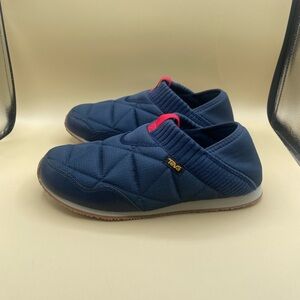 Sz 9 US Teva Re Ember Moc Men’s Navy Slip On Casual Shoes 1125472 New No Box!